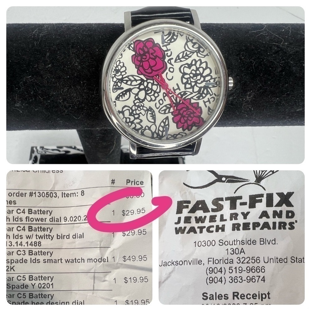 🌺 Coach Poppy Women's Watch Leather Strap 39 millimeters Quartz 14501250🌺 - Picture 10 of 10